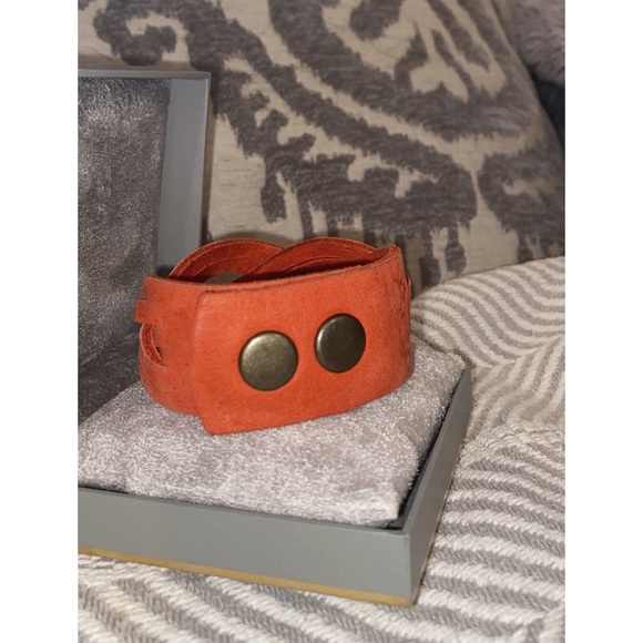 Braided Suede Leather Cuff Bracelet - Picture 4 of 6